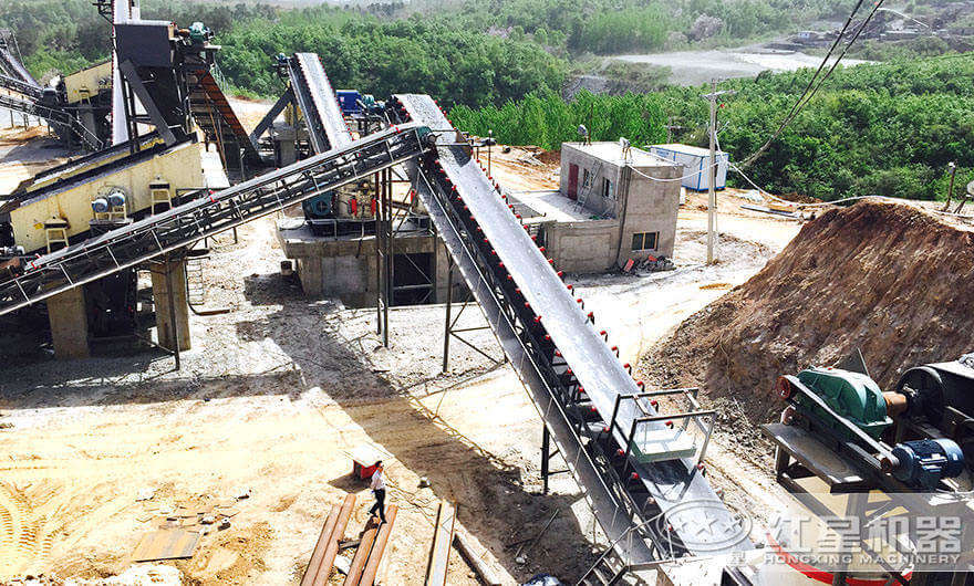 河南郑州环保型石子加工（破碎、制砂）生产线