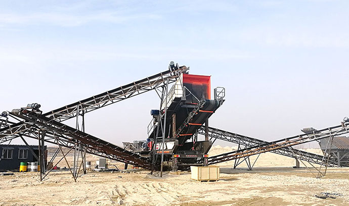 山东某地时产100吨山石制砂生产线案例